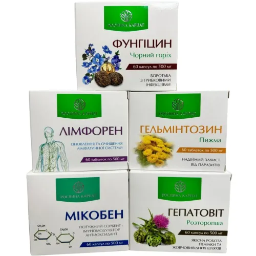 Програма очищення організму (курс 2 тижні) – детокс, виведення шлаків, токсинів, грибків і паразитів